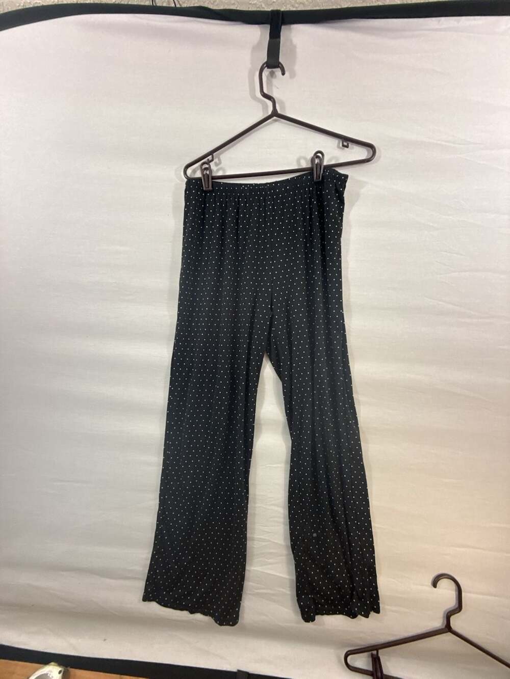 George Women's Black and White Polka Dot Pajama Lounge Pants